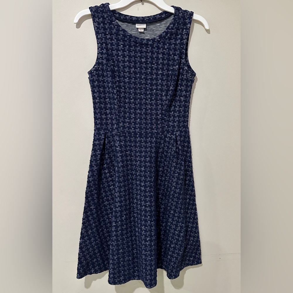 Merona for Target Blue A-Line Midi Dress